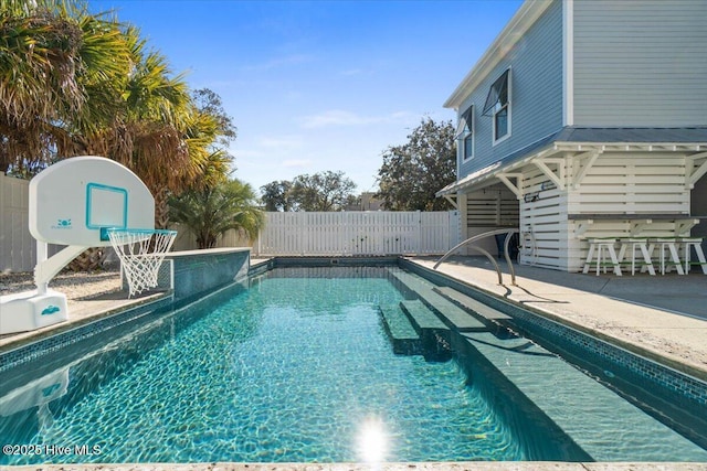 view of pool