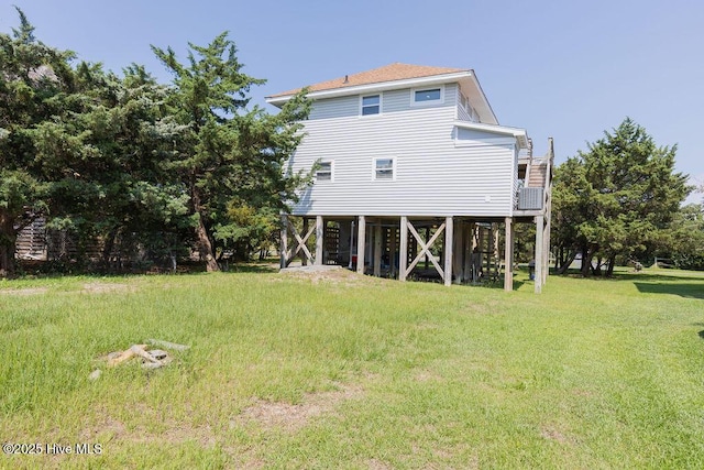 view of rear view of property