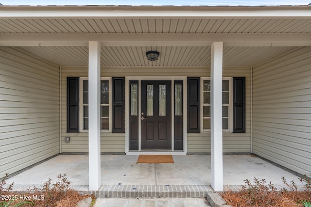 view of entrance to property