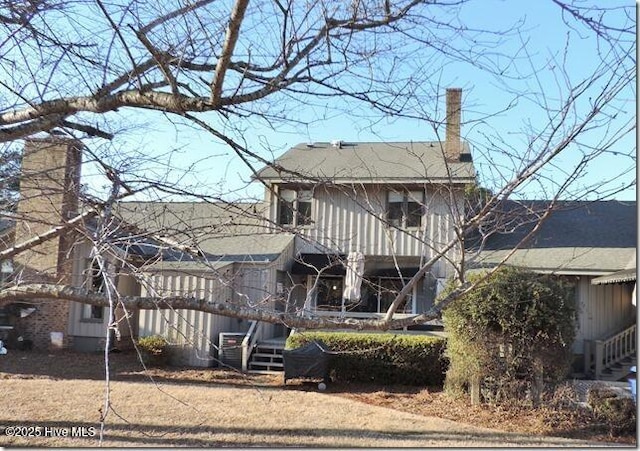 view of rear view of property