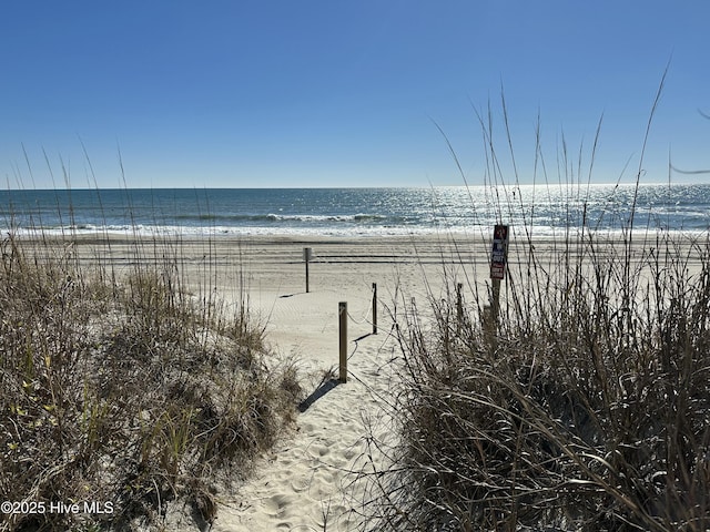 water view with a beach view