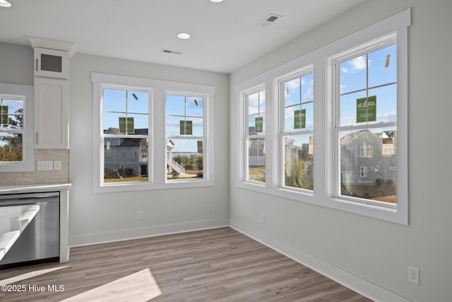 interior space with plenty of natural light