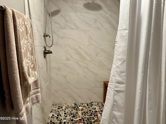 bathroom with walk in shower