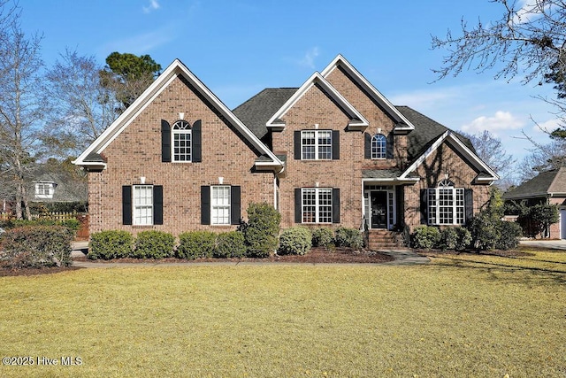 front of property with a front yard