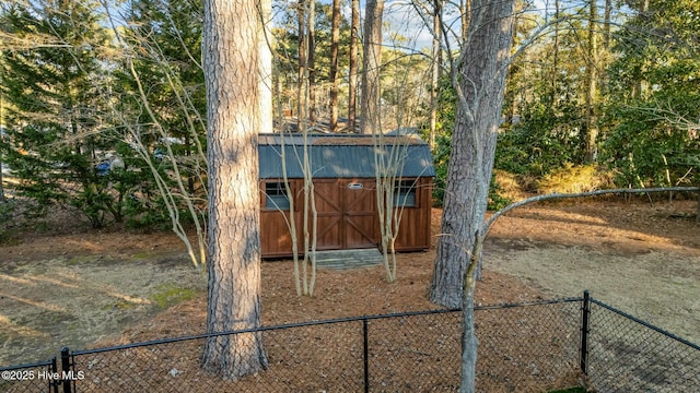 view of outbuilding