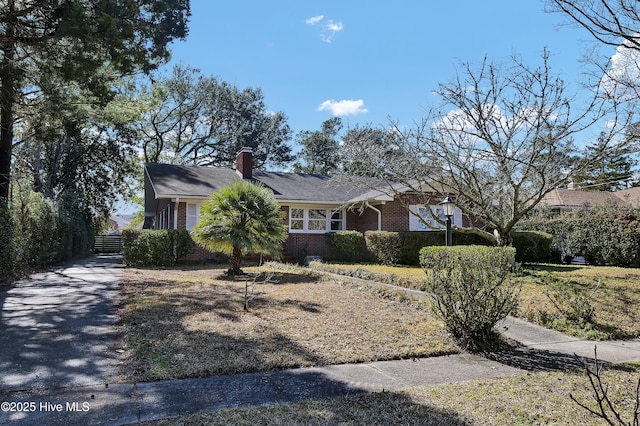 view of ranch-style house