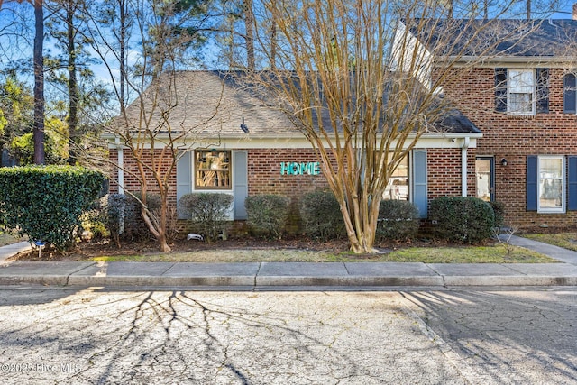 view of front of home