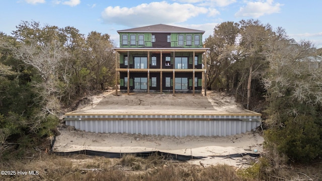 view of back of property