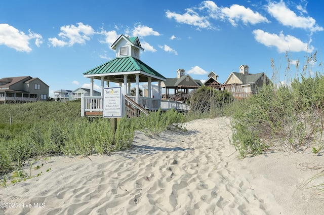 view of home's community with a gazebo