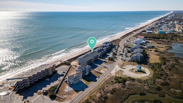 1788 New River Inlet Rd, North Topsail Beach, NC 28460 - view of property location with expansive coastline