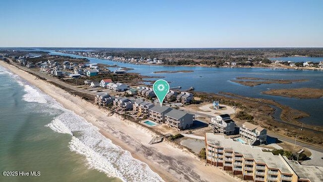 1788 New River Inlet Rd, North Topsail Beach, NC 28460 - drone / aerial view of expansive coastline