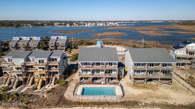 1788 New River Inlet Rd, North Topsail Beach, NC 28460 - drone / aerial view of a pool
