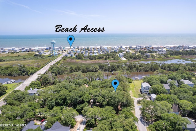 11 White Ln, Oak Island, NC 28465 - drone / aerial view of a nearby body of water
