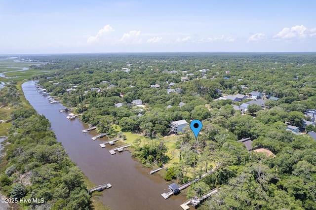 11 White Ln, Oak Island, NC 28465 - drone / aerial view of a nearby body of water