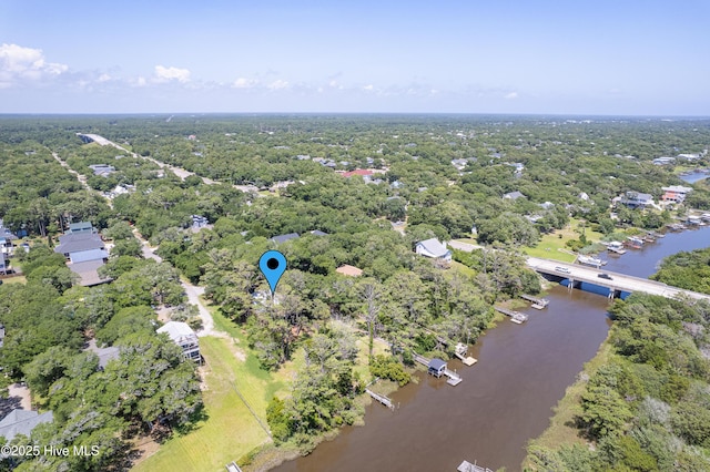 11 White Ln, Oak Island, NC 28465 - bird's eye view of a nearby body of water and a notable bridge