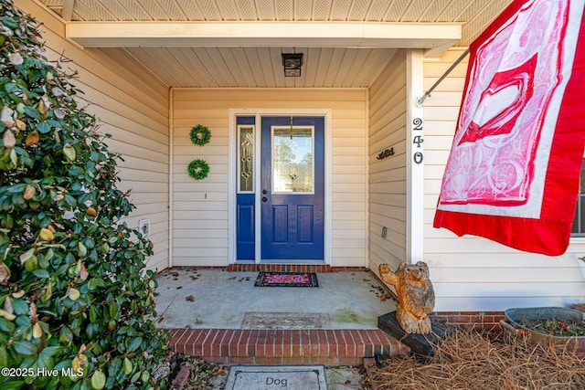 view of property entrance