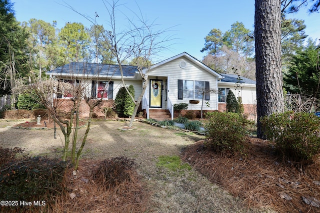 view of ranch-style home