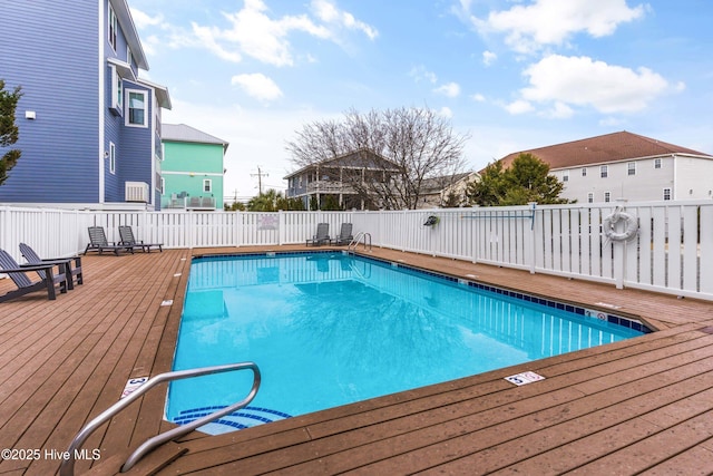 1503 Carolina Beach Ave N Unit 1D, Carolina Beach, NC 28428 - community pool with a wooden deck