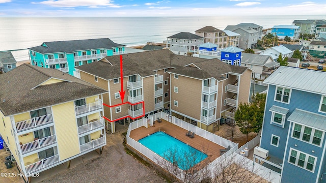 1503 Carolina Beach Ave N Unit 1D, Carolina Beach, NC 28428 - aerial view of a pool and a large body of water
