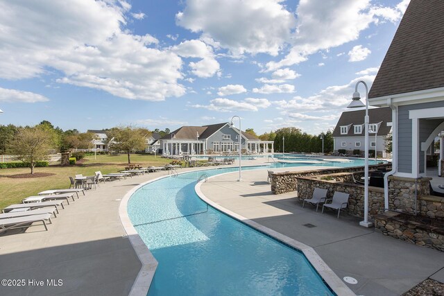 beach home featuring a porch and a garage