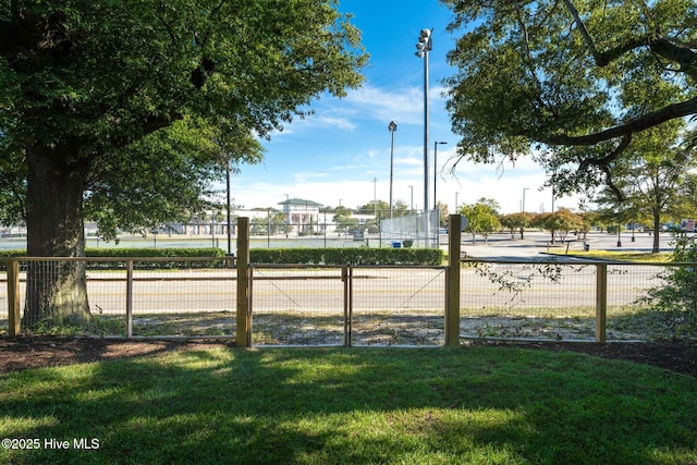 exterior space with a lawn