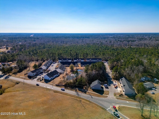 211 Lincoln Place Cir, Leland, NC 28451 - aerial view of property's location with a forest