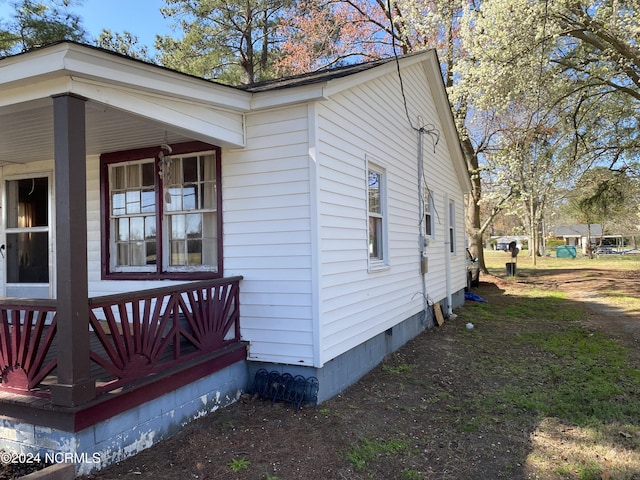 view of property exterior