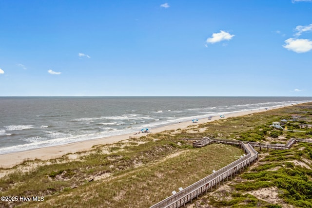 water view with a beach view