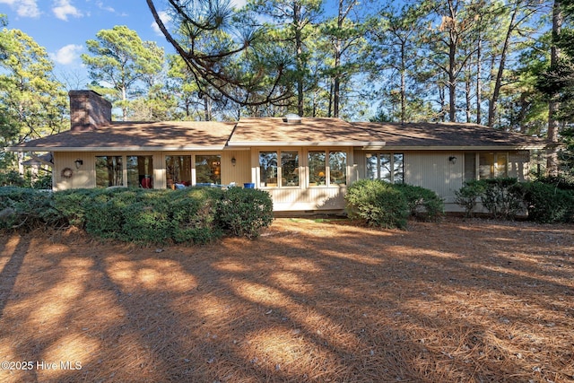 view of rear view of house