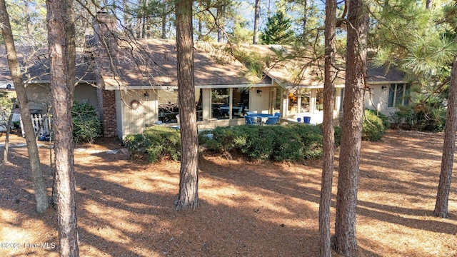 view of rear view of property