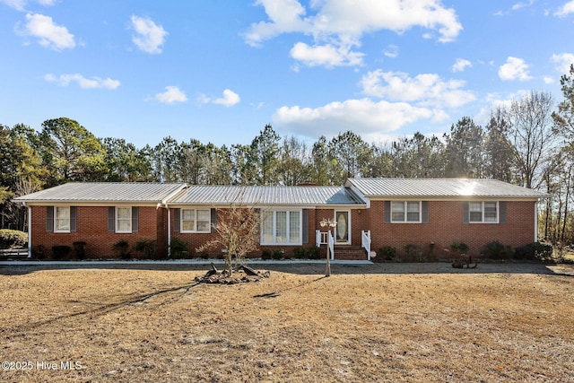 view of ranch-style house