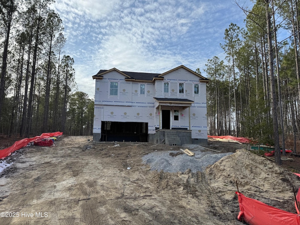 view of property under construction