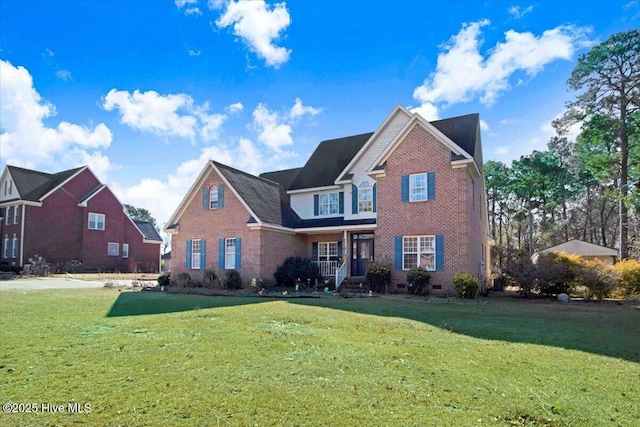 view of property with a front yard