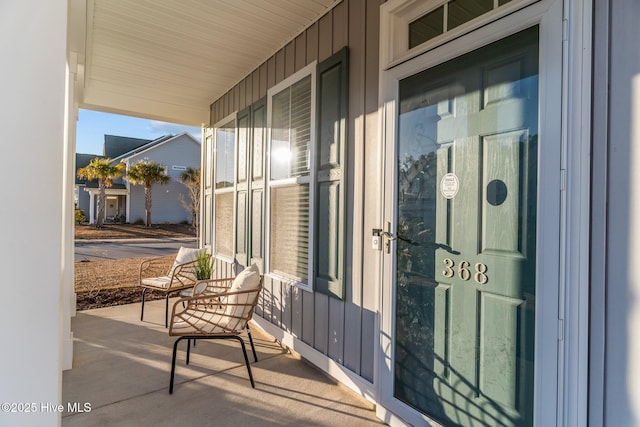 balcony with a porch