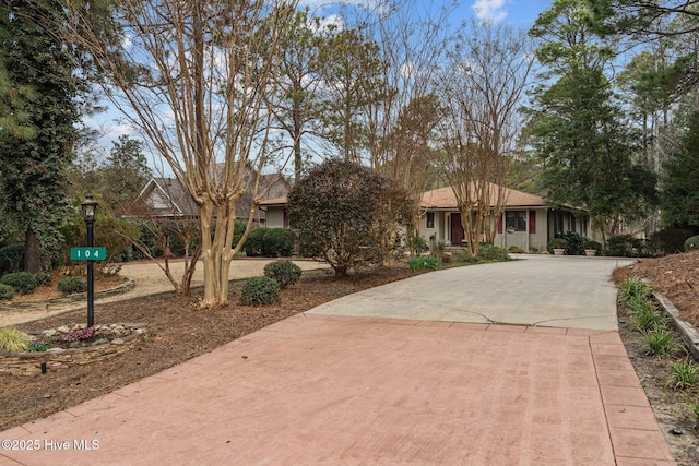 ranch-style house with driveway