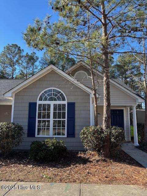 view of home's exterior featuring a garage