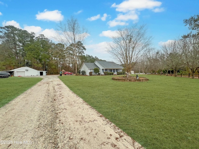 view of yard