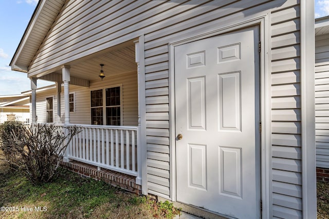 view of entrance to property