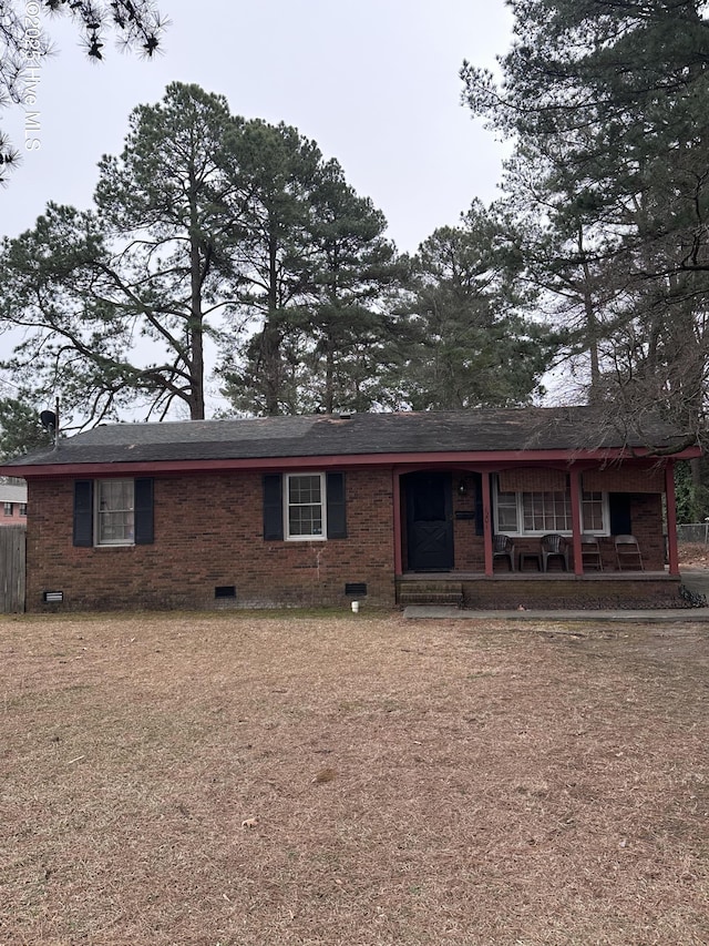 view of ranch-style house