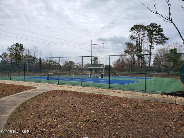 view of sport court