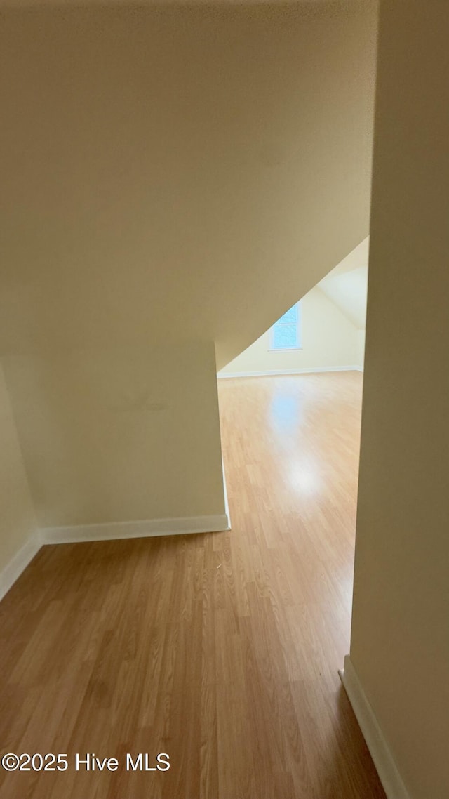 interior space featuring light wood-type flooring