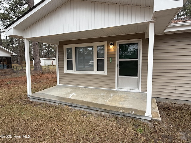 view of entrance to property