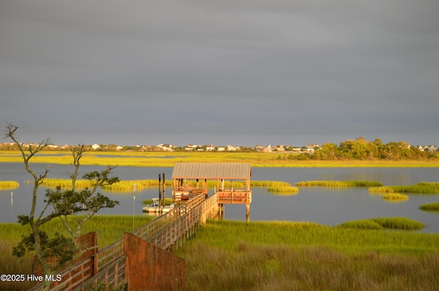 property view of water