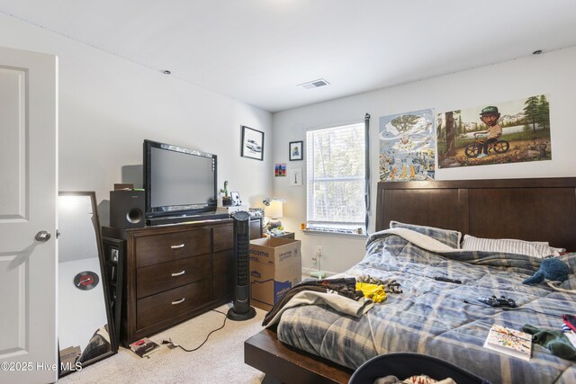 bedroom featuring carpet floors