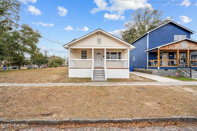 bungalow with a porch