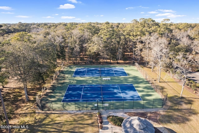 view of sport court