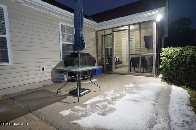 view of patio / terrace featuring area for grilling