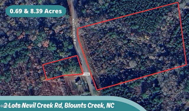 2LOTS Nevil Creek Rd, Blounts Creek NC, 27814 land for sale