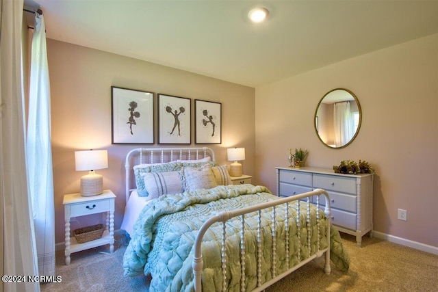 bedroom featuring carpet floors