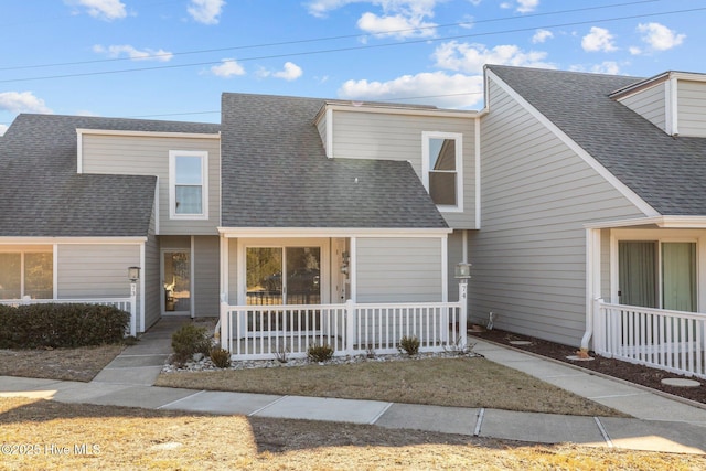 view of front of house with covered porch